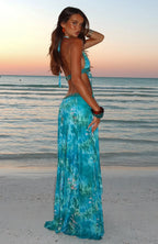 Lights Camera Action Maxi Dress Crystal Tide