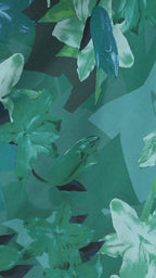 Miya Maxi Dress - Green Print