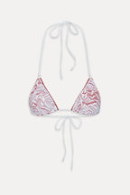 Nick Triangle Halter Bikini Top - Sweet Bloom