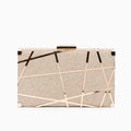 Vioraia Geometric Clutch Bag