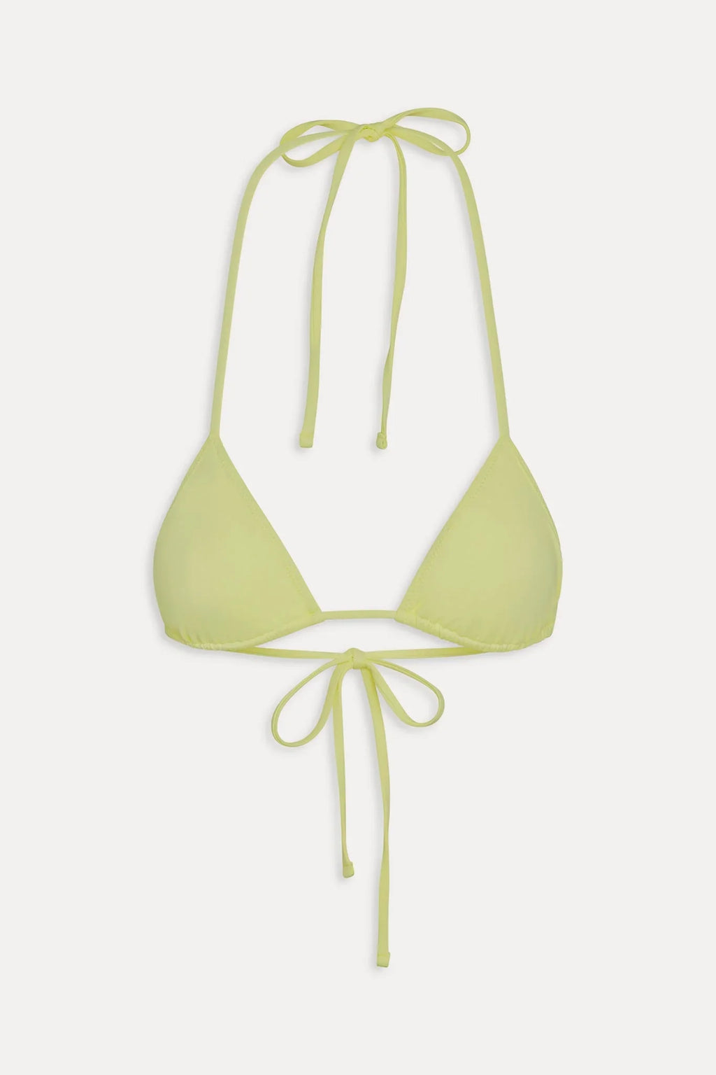 Nick Skimpy Triangle Bikini Top - Yellow Mojito