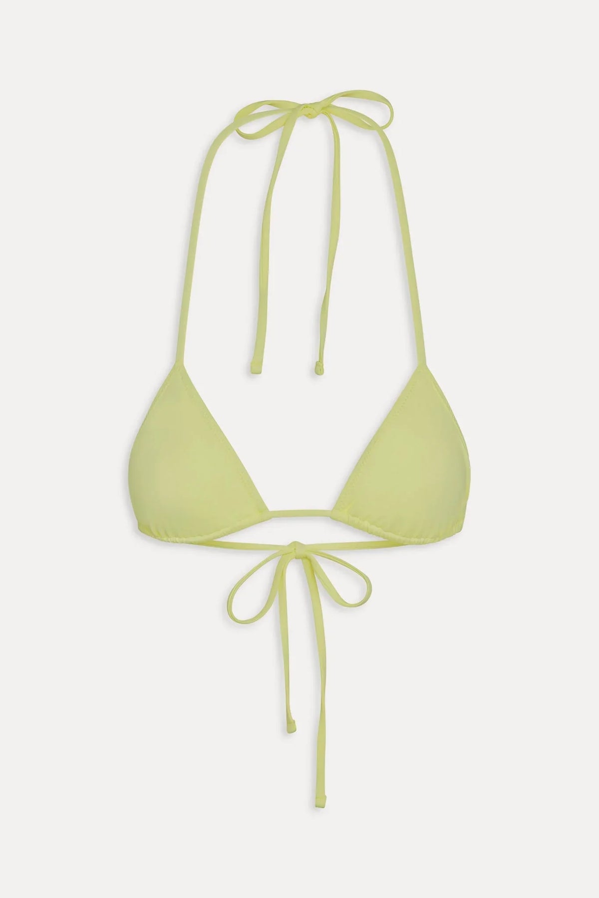 Nick Skimpy Triangle Bikini Top - Yellow Mojito