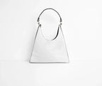 Better Days Faux Leather Triangle Croc Bag