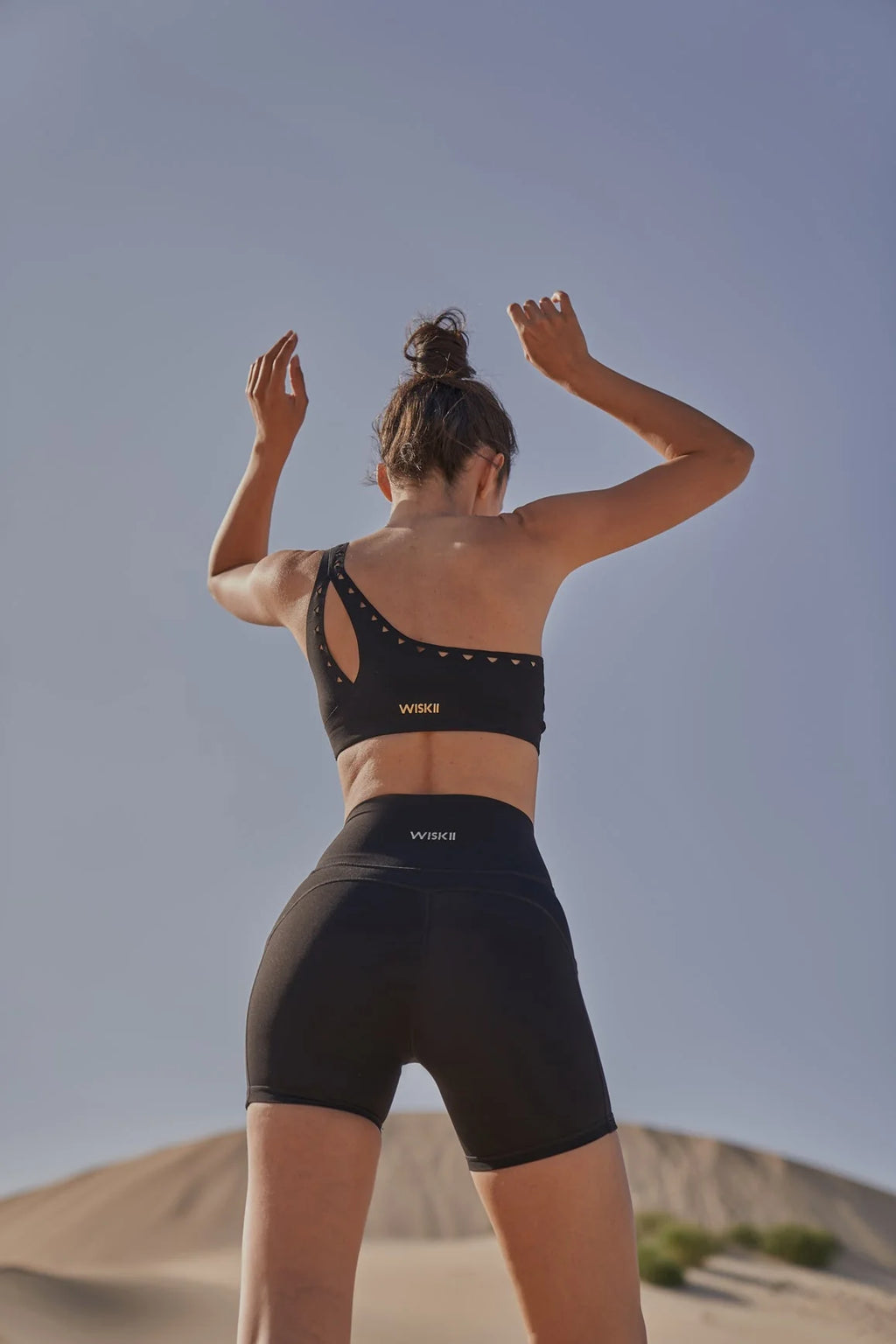 One-shoulder Laser Cut Sports Bra