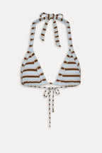 Taite Triangle Striped Bikini Top - Verona Stripe