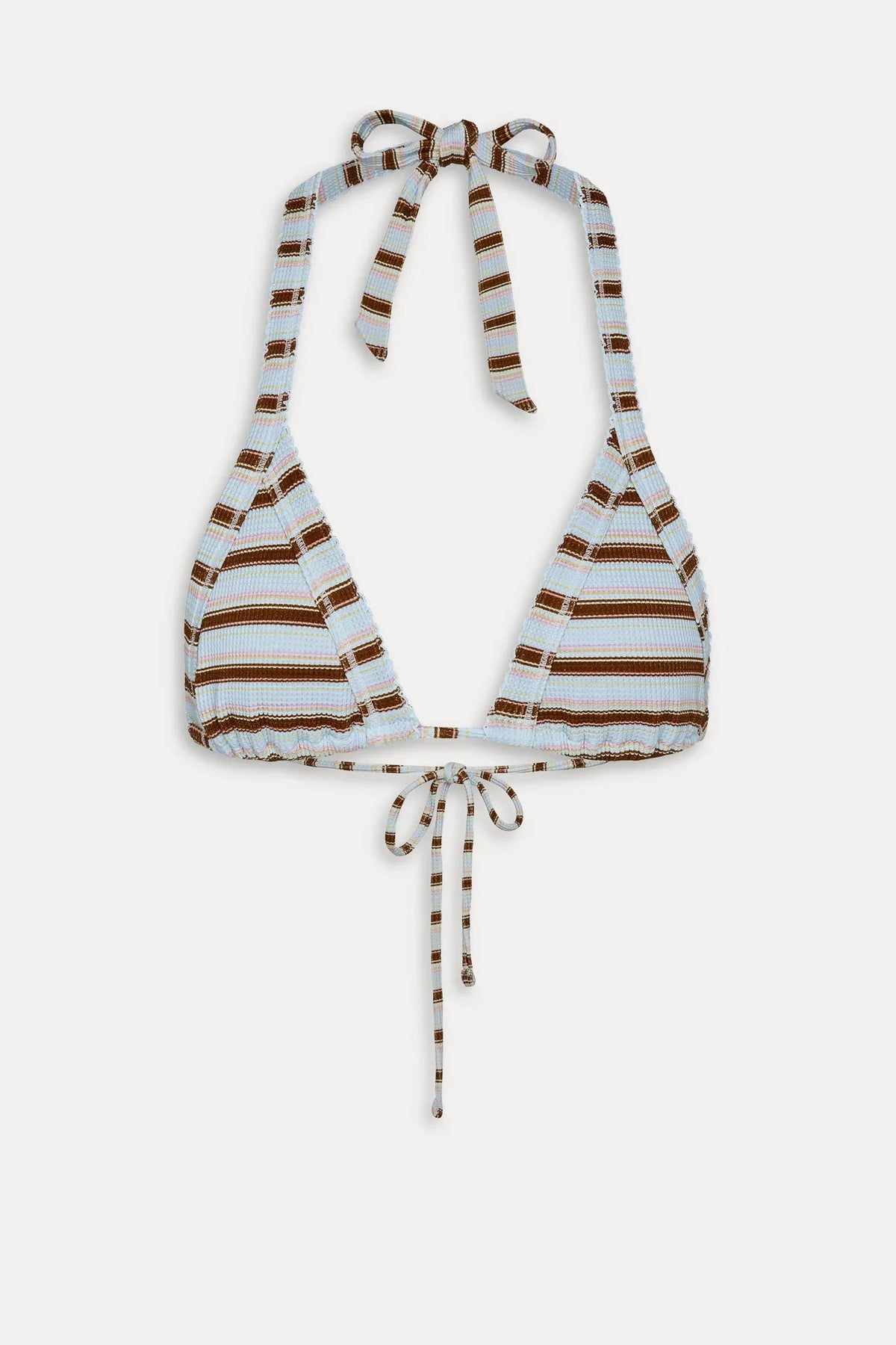 Taite Triangle Striped Bikini Top - Verona Stripe