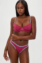 Dove Polka Dot Bikini Bottom - Tuscany