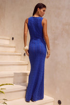 ELLIRA MAXI DRESS - COBALT BLUE