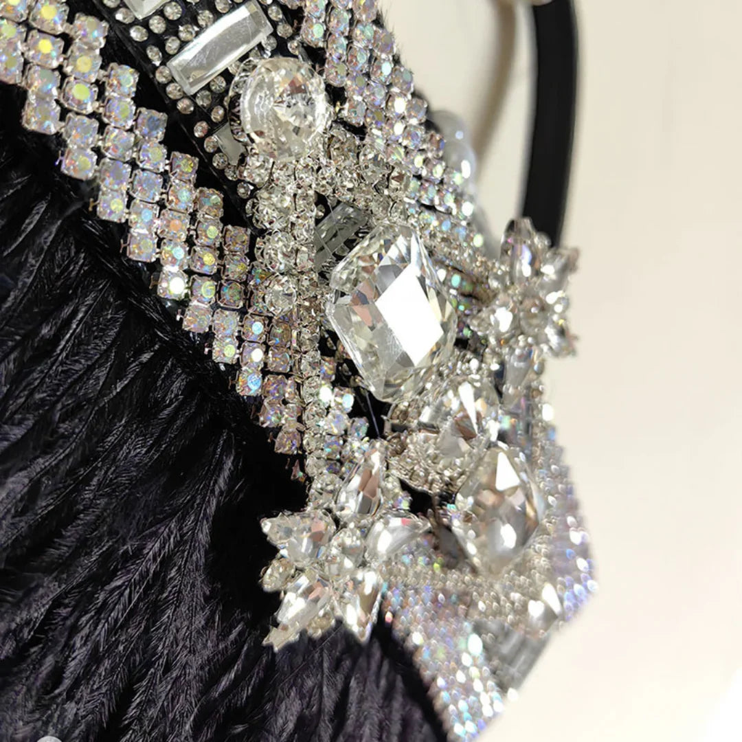 Vioraia Velora Feather Handbag