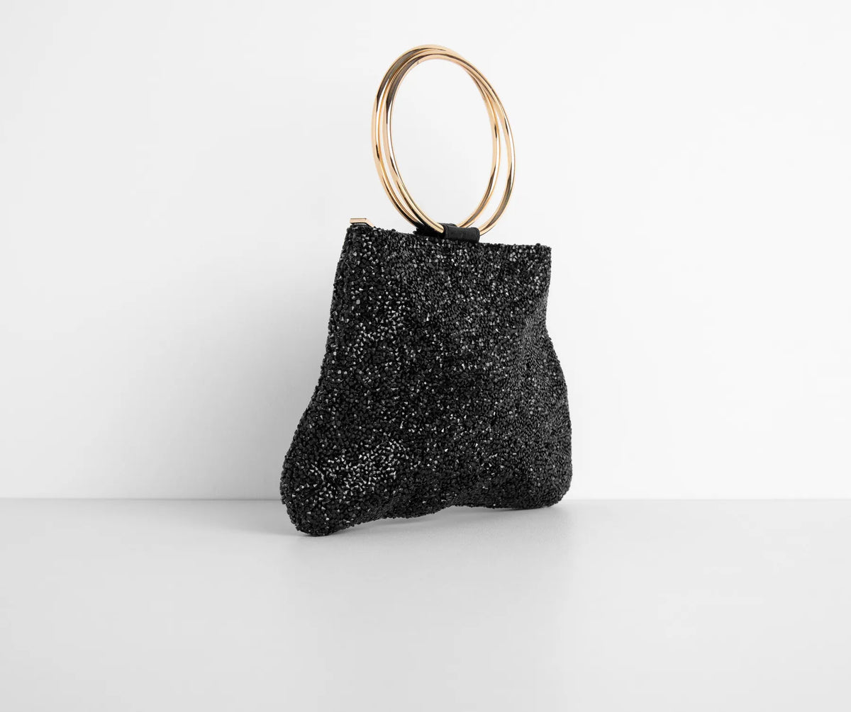 Tonight Is The Night Beaded Purse