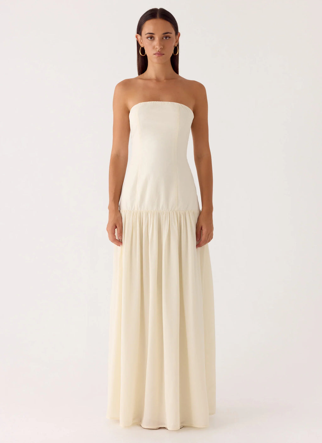 Slowing Tide Maxi Dress - Ivory