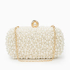 Vioraia Chantal Pearl Clutch Bag