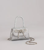 Tie It Together Glitter Mini Bag