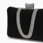 Vioraia (CS) Velvet Sparkles Clutch Bag