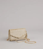 Sparkly Endeavor Rhinestone Crossbody Wallet