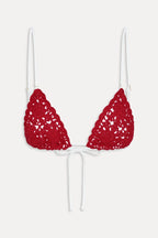 Elena Micro Crochet Bikini Top - Havana Crochet