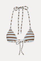 Nick Triangle Striped Bikini Top - Verona Stripe