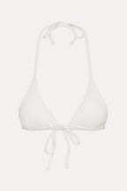 Paradise Halter Bikini Top - Optic White