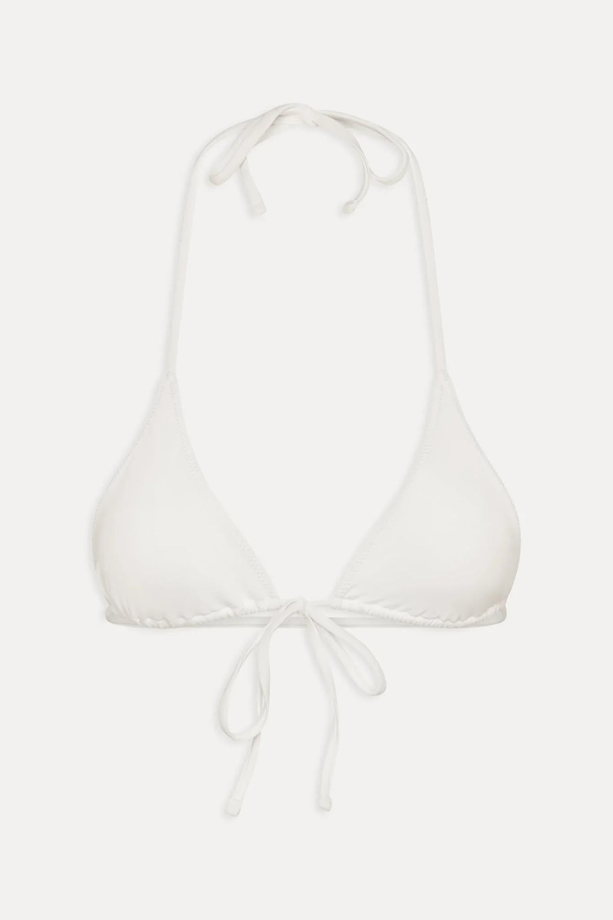 Paradise Halter Bikini Top - Optic White