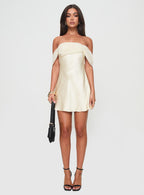 Adoration Mini Dress Cream