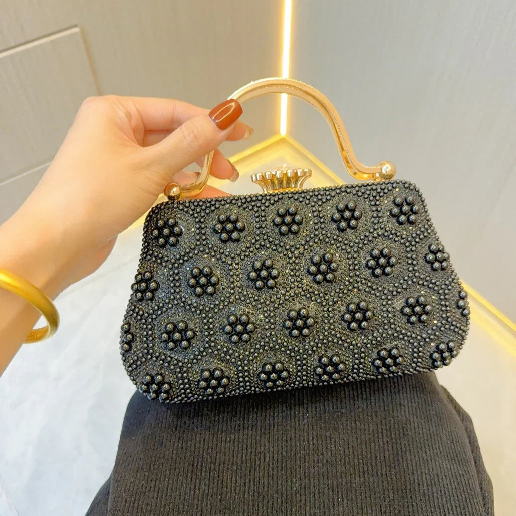 Vioraia (CS) Clarab  Pearl Clutch Bag