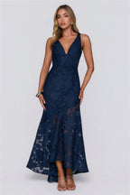 An Invitation Only Maxi Dress Navy