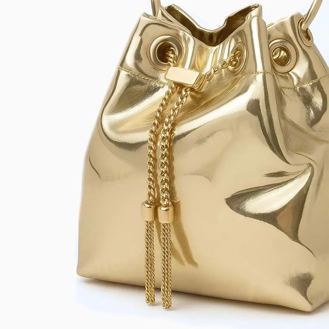 Vioraia Delaney Metallic Handbag