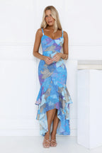 Timeless Glow Maxi Dress Blue