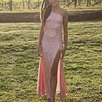 A New Glow Sequin Maxi Dress Lilac