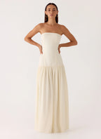 Slowing Tide Maxi Dress - Ivory