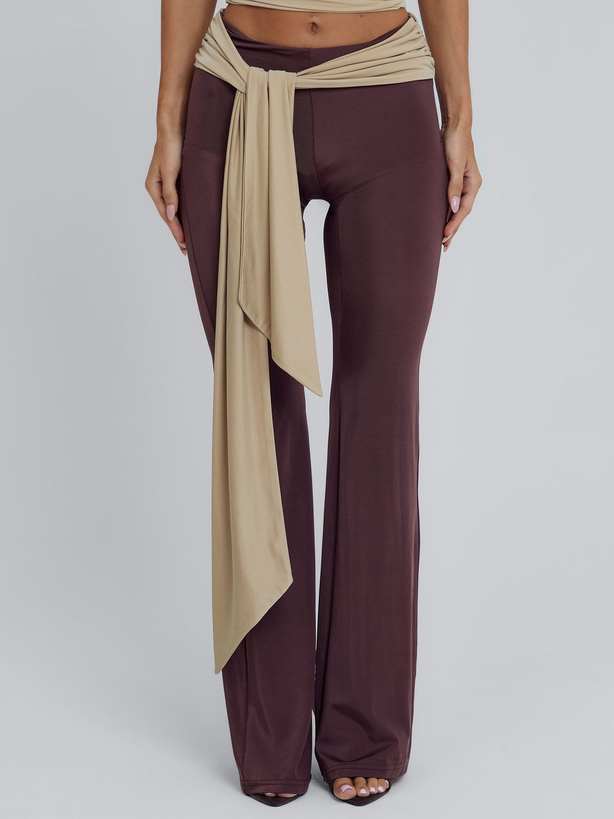MINNA PANT BROWN TAN