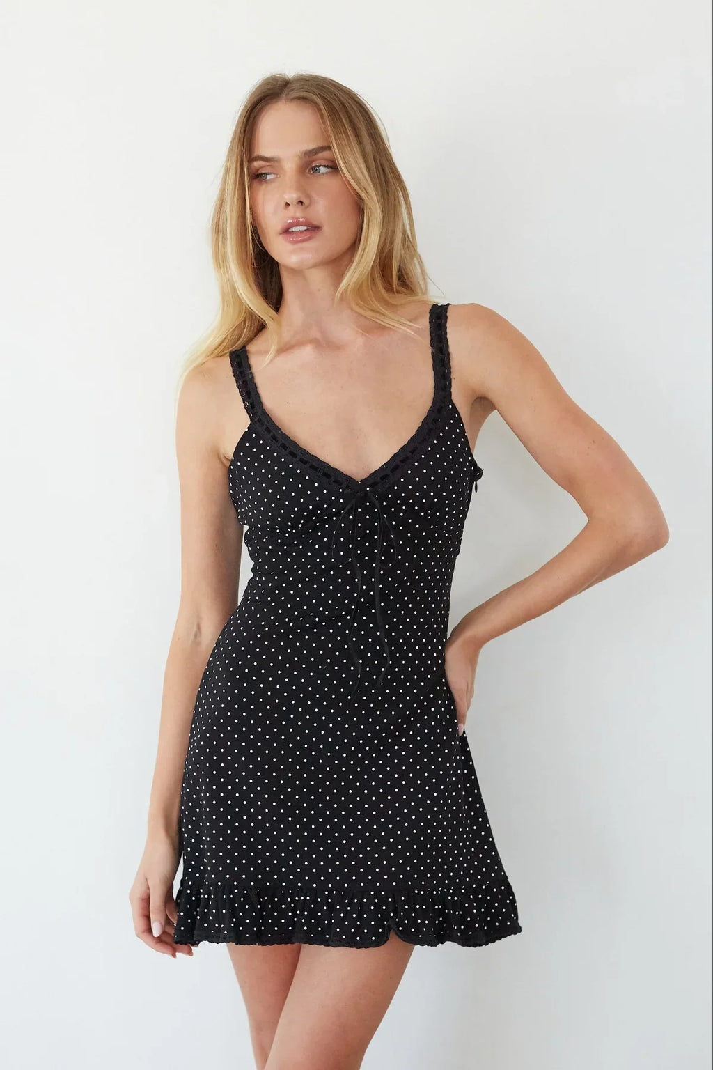 Sadie Polka Dot Mini Dress