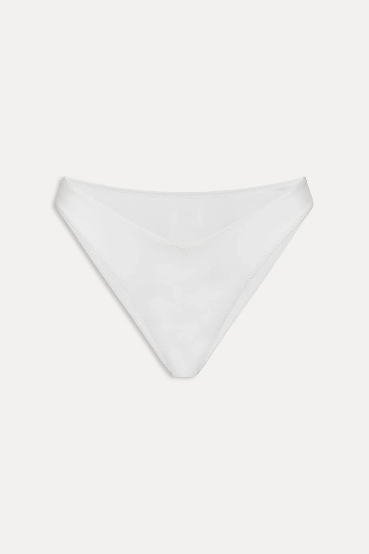 Enzo Cheeky Bikini Bottom - Optic White