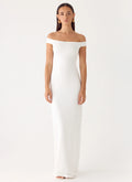 New Intentions Maxi Dress - White