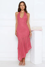 Soft Sonata Halter Maxi Dress Rose