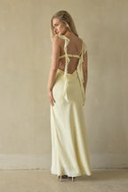 Sarila Ruffle Strap Maxi Dress