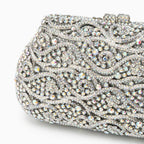 Vioraia (CS) Juliet Rhinestones Clutch Bag - Silver