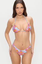 Full Moon Floral Micro Bikini Bottom - Color Me