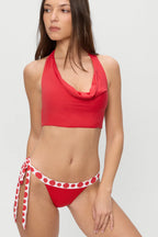 Coco Skimpy Bikini Bottom - Red Dottie