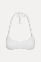 x JENNIE Hana Halter Bikini Top - Optic White