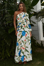 FLORIA MAXI DRESS - WHITE FLORAL