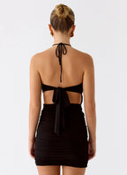 Poetry Mini Dress - Black