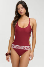 La Plage One Piece Swimsuit - Postcard From Paradise