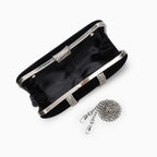 Vioraia Velvet Sparkles Clutch Bag