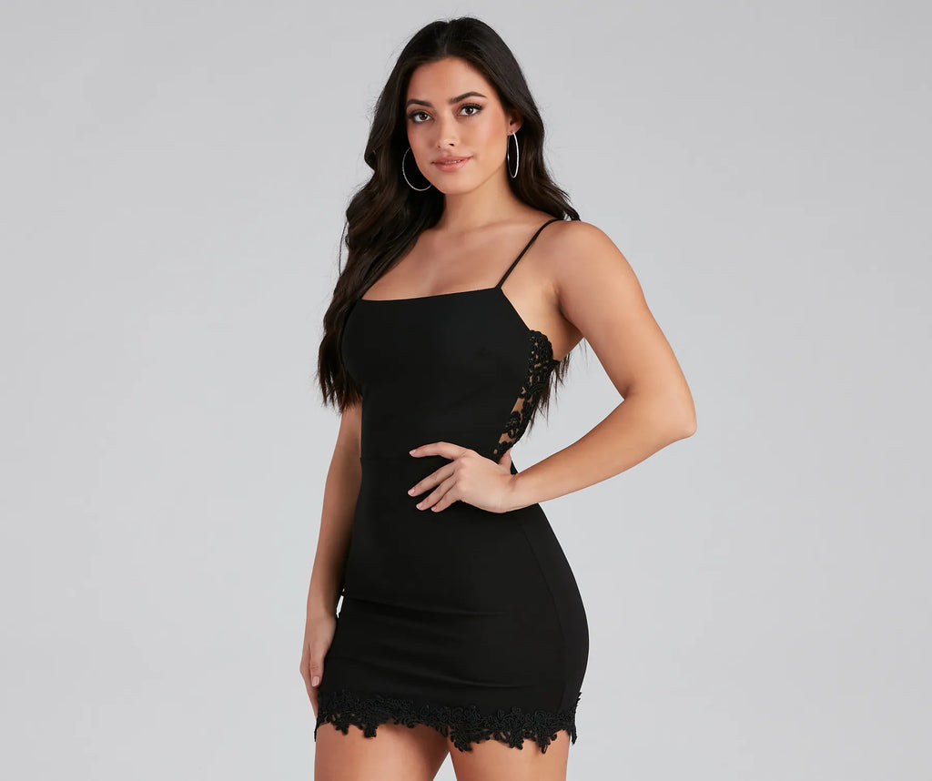 Annabelle Knit Satin Formal Dress