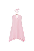 FREYA FLOWY HALTER MINI DRESS - PETAL