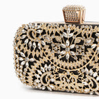 Vioraia Luxurious Flower Clutch Bag