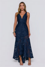 An Invitation Only Maxi Dress Navy