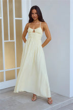 Sunkissed Serenity Maxi Dress Yellow