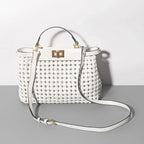 Vioraia Madelynn Braided Tote Bag